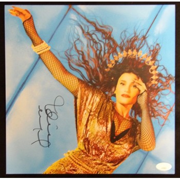 Idina Menzel Signed Drama Queen 12x12 Album Promo Flat JSA Authenticated