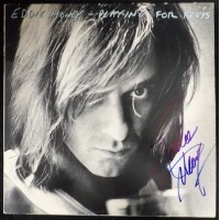 Eddie Money Signed Playing For Keeps LP Album Cover JSA Authenticated