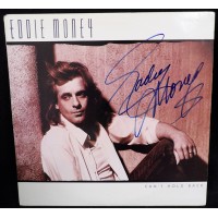 Eddie Money Signed Can't Hold Back LP Album Cover JSA Authenticated