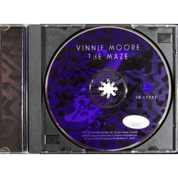 Vinnie Moore Signed The Maze CD JSA Authenticated