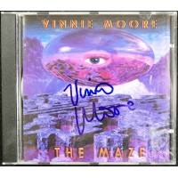 Vinnie Moore Signed The Maze CD Booklet Cover JSA Authenticated