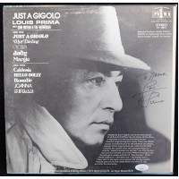 Louis Prima Just A Gigolo Signed LP Album JSA Authenticated