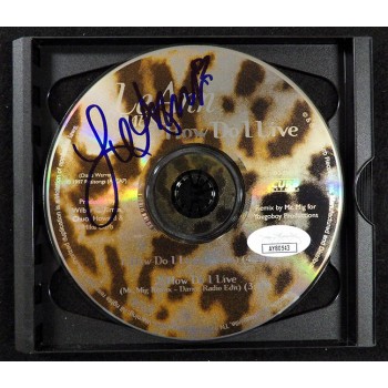 LeAnn Rimes Signed How Do I Live Single CD JSA Authenticated