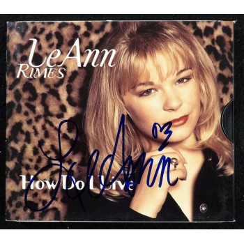 LeAnn Rimes Signed How Do I Live Single Cover JSA Authenticated