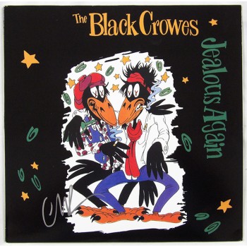 Chris Robinson Signed The Black Crowes Jealous Again Album JSA Authenticated