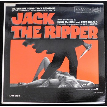 Pete Rugolo Signed Jack The Ripper LP Album JSA Authenticated