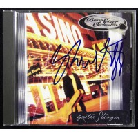 Brian Setzer Orchestra Signed Guitar Slinger CD Booklet JSA Authenticated