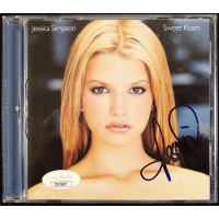 Jessica Simpson Signed Sweet Kisses CD Cover Booklet JSA Authenticated