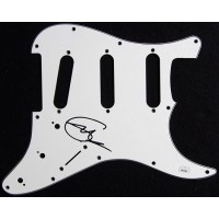 Geoff Tate Queensryche Singer Signed Electric Guitar Pickguard JSA Authenticated