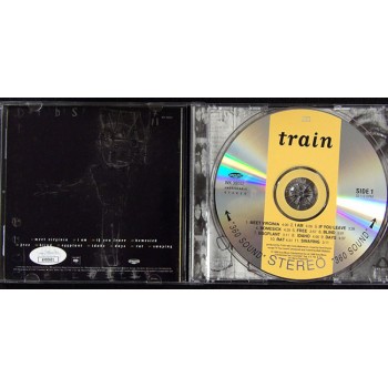 Train Band Signed Train CD Booklet Cover JSA Authenticated Pat Monahan