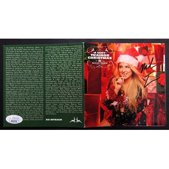 Meghan Trainor Signed A Very Trainor Christmas CD Booklet JSA Authenticated