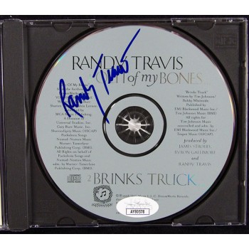 Randy Travis Signed Out Of My Bones CD JSA Authenticated