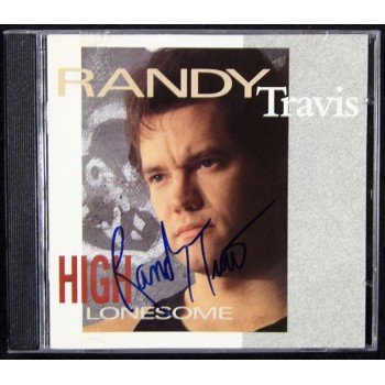 Randy Travis Signed High Lonesome CD Booklet Cover JSA Authenticated