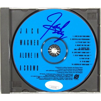 Jack Wagner Signed Alone In A Crowd CD JSA Authenticated