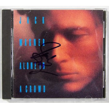 Jack Wagner Signed Alone In A Crowd CD Booklet Cover JSA Authenticated