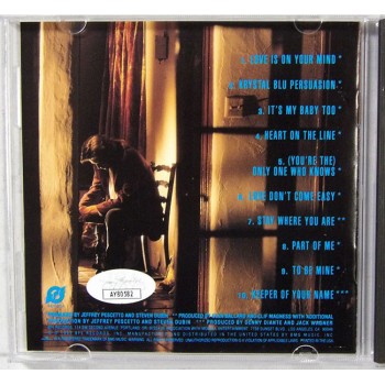 Jack Wagner Signed Alone In A Crowd CD Booklet Cover JSA Authenticated