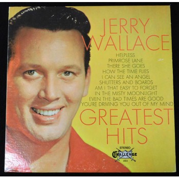 Jerry Wallace Greatest Hits Signed LP Album JSA Authenticated No Record