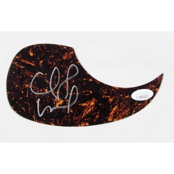 Chuck Wicks Country Singer Signed Acoustic Guitar Pickguard JSA Authenticated