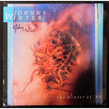 Johnny Winter The Winter of 88 Signed LP Album JSA Authenticated