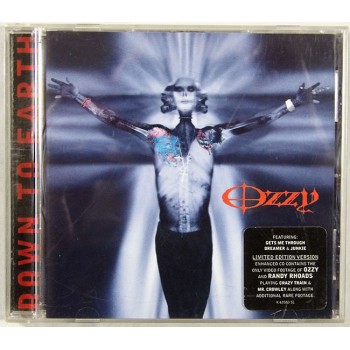 Zakk Wylde Signed Ozzy Osbourne Down To Earth CD JSA Authenticated