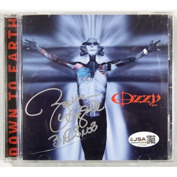 Zakk Wylde Signed Ozzy Osbourne Down To Earth CD Booklet Cover JSA Authenticated
