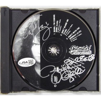Zakk Wylde Michael Inez Signed No More Tears Special Ed CD JSA Authenticated