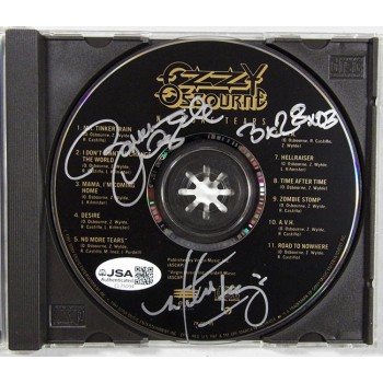 Zakk Wylde Michael Inez Signed Ozzy Osbourne No More Tears CD JSA Authenticated