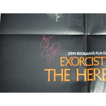 Linda Blair Exorcist 2 Signed 27x41 Original Folded Poster JSA Authenticated