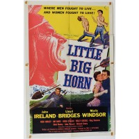 Marie Windsor Little Big Horn Signed 27x41 Folded Poster JSA Authenticated