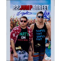 22 Jump Street Phil Lord Christopher Miller Signed 8x10 Matte Photo JSA Authen