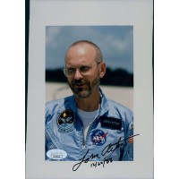 Loren Acton NASA Astronaut Signed 4.5x8 Matte Photo JSA Authenticated