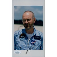 Loren Acton NASA Astronaut Signed 4.5x8 Matte Photo JSA Authenticated