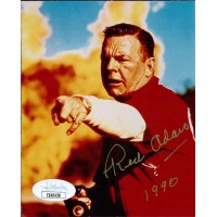 Red Adair Oil Well Firefighter Signed 4x5 Glossy Photo JSA Authenticated