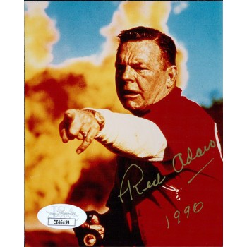 Red Adair Oil Well Firefighter Signed 4x5 Glossy Photo JSA Authenticated
