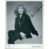 Edie Adams Actress Signed 8x10 Cardstock Promo Photo JSA Authenticated