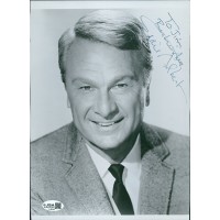 Eddie Albert Actor Signed 7.5x10 Cut Glossy Photo JSA Authenticated Personalized Eddie Albert Actor Signed 7.5x10 Cut Glossy Photo JSA Authenticated Personalized