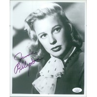 June Allyson Actress Signed 8x10 Glossy Photo JSA Authenticated