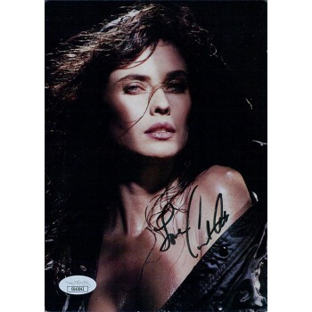 Carol Alt Actress Model Signed 6x8 Cardstock Photo JSA Authenticated