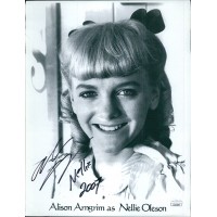 Alison Arngrim Little House on the Prairie Signed 8.5x11 Glossy Photo JSA Authen