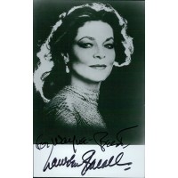 Lauren Bacall Actress Signed 3.5x5.5 Matte Photo JSA Authenticated