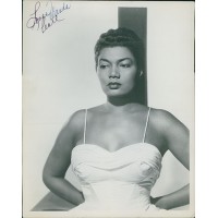 Pearl Bailey Actress Singer Signed 8x10 Original Still Photo JSA Authenticated