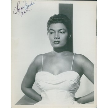 Pearl Bailey Actress Singer Signed 8x10 Original Still Photo JSA Authenticated