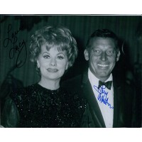 Lucille Ball and Gary Morton Signed 8x10 Original Still Photo JSA Authenticated
