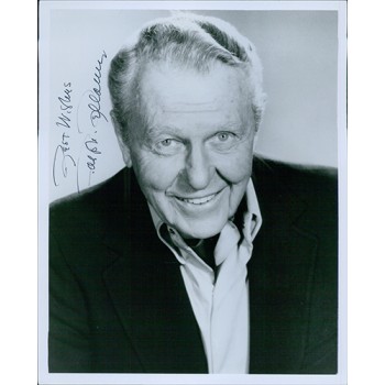 Ralph Bellamy Actor Signed 8x10 Original Still Photo JSA Authenticated