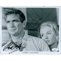 The Birds Rod Taylor And Tippi Hedren Signed 8x10 Glossy Photo JSA Authenticated