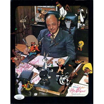 Mel Blanc Bugs Bunny Voice Actor Signed 8x10 Glossy Photo JSA Authenticated