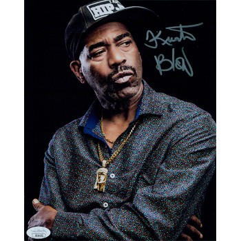 Kurtis Blow Rapper Signed 8x10 Matte Photo JSA Authenticated