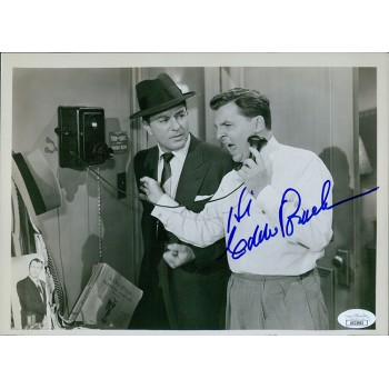 Eddie Bracken Actor Singer Signed 7.5x10 Glossy Photo JSA Authenticated