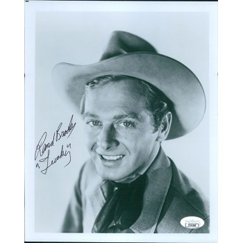 Rand Brooks Actor Signed 8x10 Glossy Photo JSA Authenticated