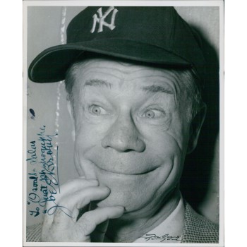 Joe E. Brown Comic Actor Signed 8x10 Original Photo JSA Authenticated